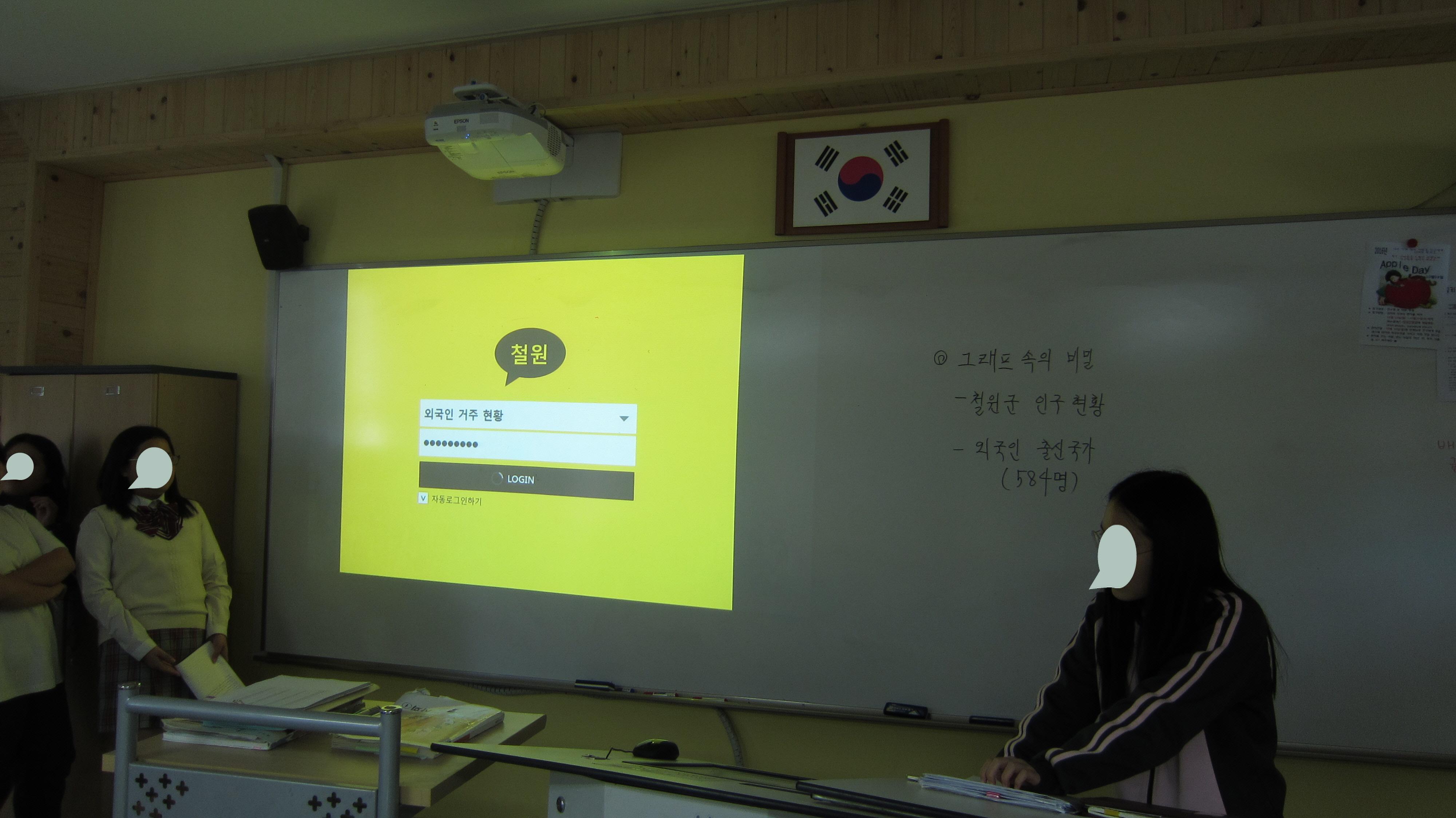 그래프속의 비밀 수업 활동 사진 사진